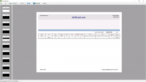 تقارير العملاء بالاصناف