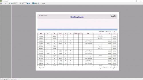 تقارير الموردين بالاصناف